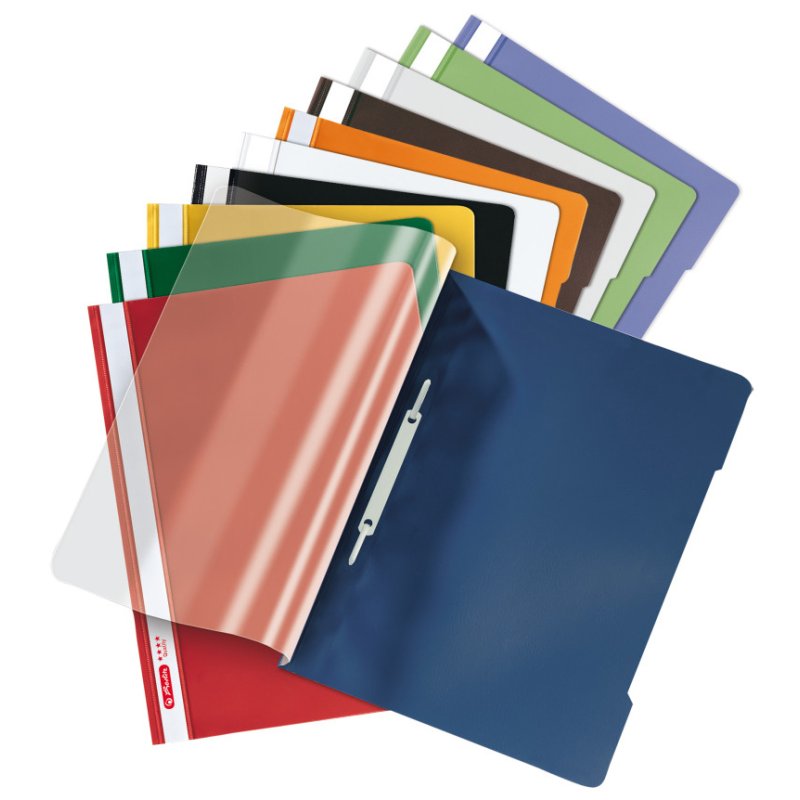 herlitz kwaliteitsmapper A4, kunststof, wit